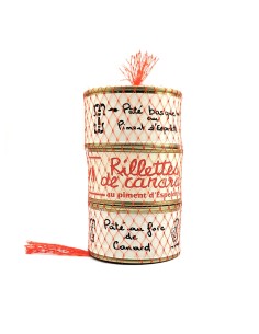 Lot 3 boîtes pâté et rillettes au piment d'Espelette