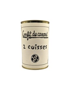 2 cuisses de canard confites