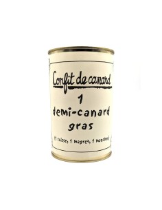 1/2 canard confit