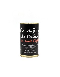 Bloc de Foie Gras 200g au piment d'Espelette