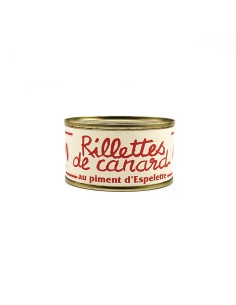 Rillettes au piment d'Espelette 100% pur canard