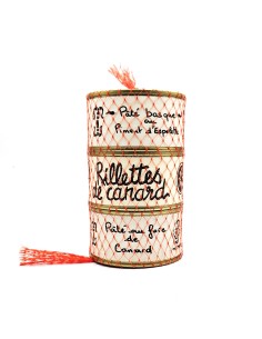 Lot 3 boîtes pâté et rillettes nature