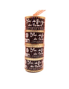 Lot 4 boîtes bloc Foie Gras 65g
